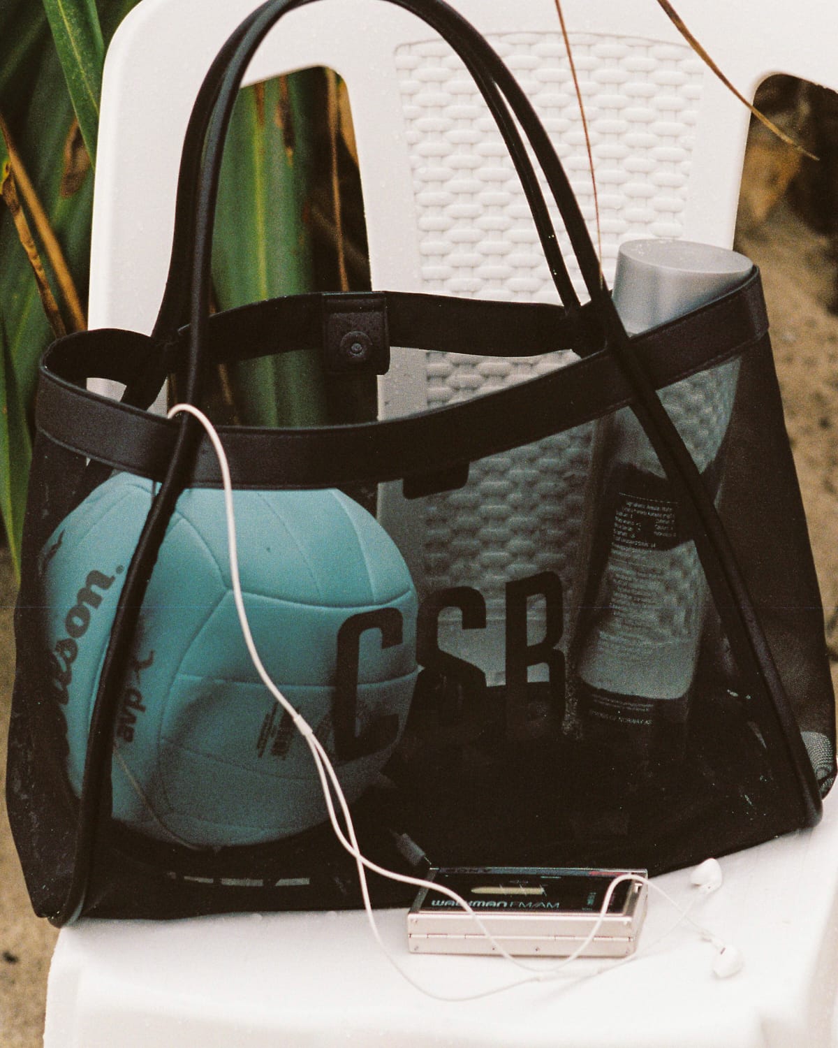 Mesh Tote Bag | Black