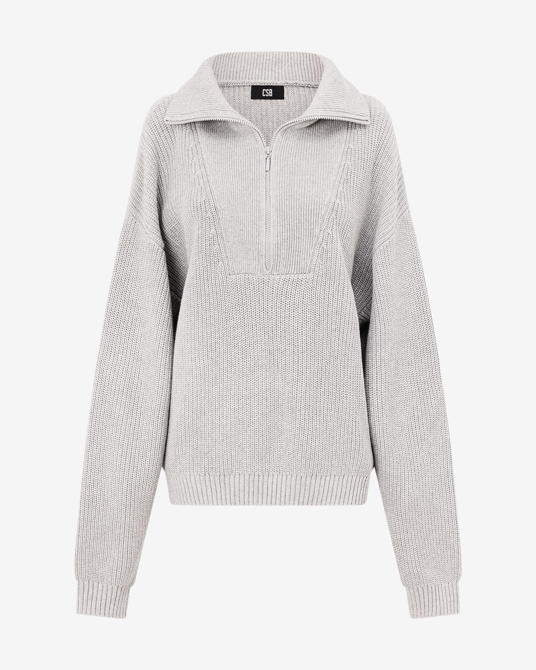新しく着き Oversized Knit Sweater | Grey Marl – CSB トップス