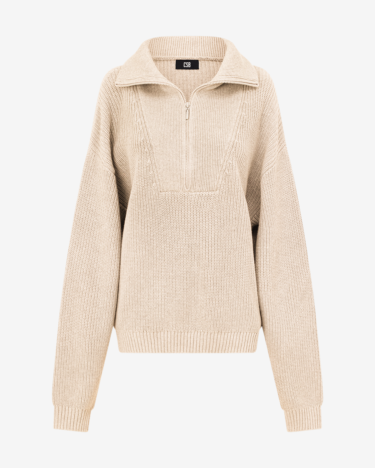 IM Oversized Knit Sweater | Oat Marl