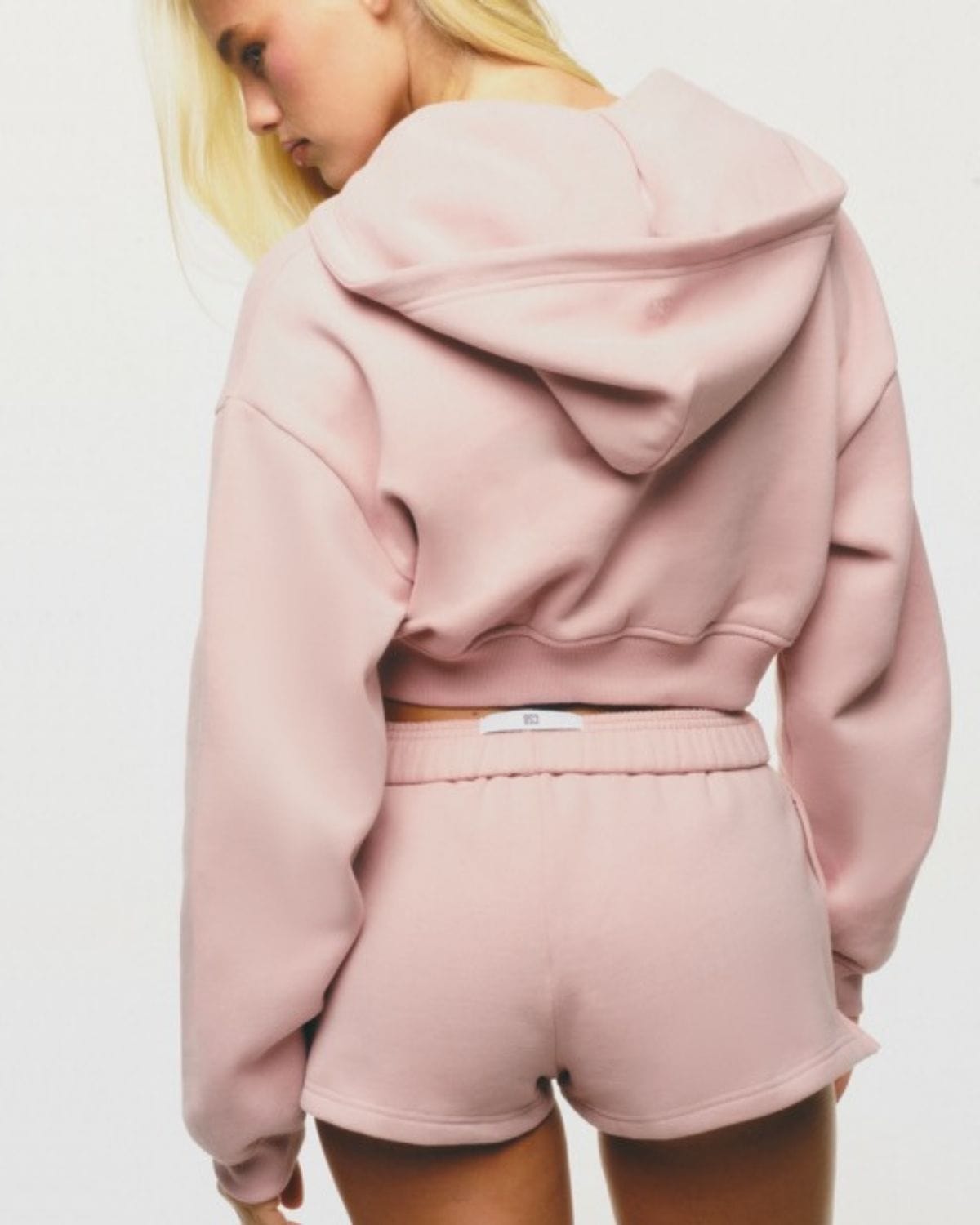 Fleece Sweat Shorts | Dusty Pink