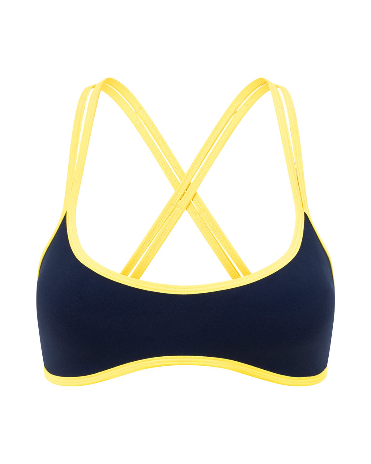 Serenity Soft Millie Crop | Navy Two Tone