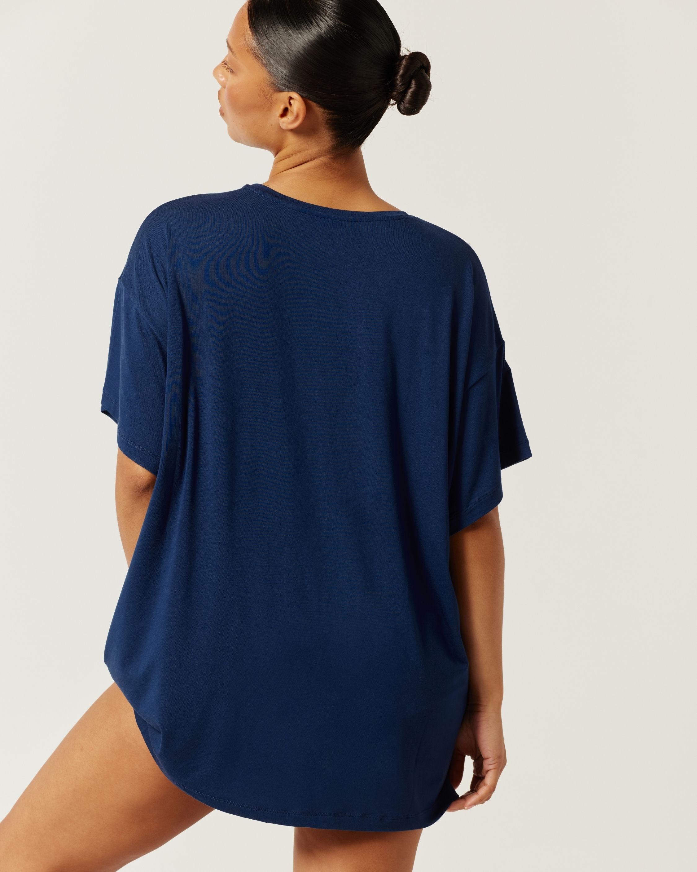 Oversized Sleep Tee | Navy