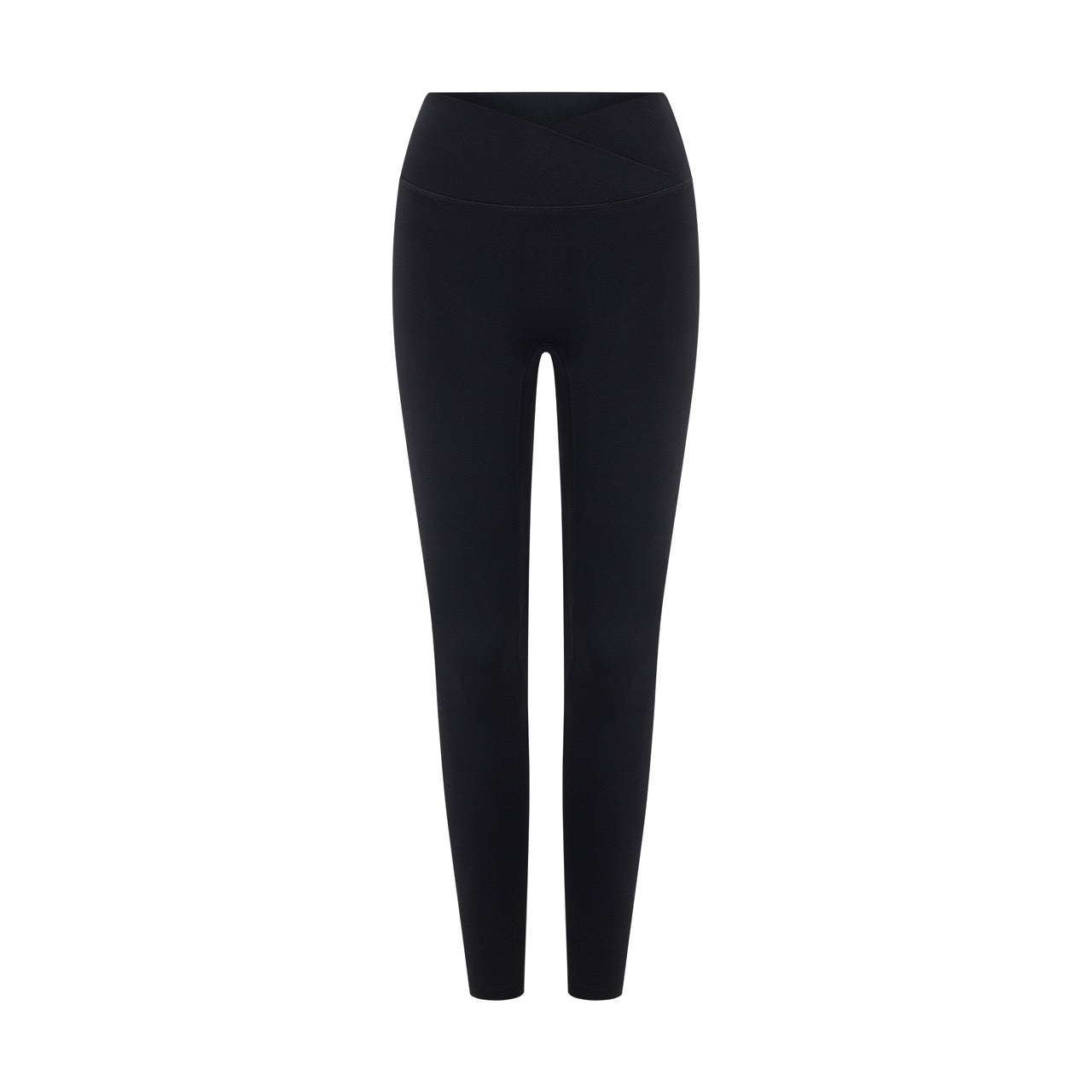Fade Crossover Scrunch Leggings | Black