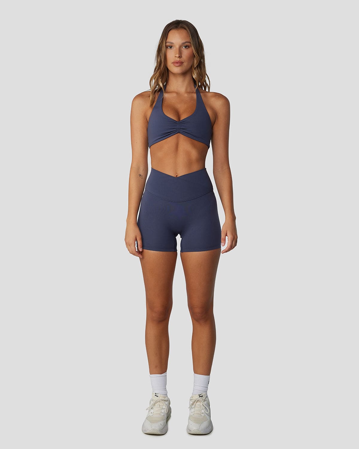 Serenity Scrunch Crossover Shorts 4" | Studio