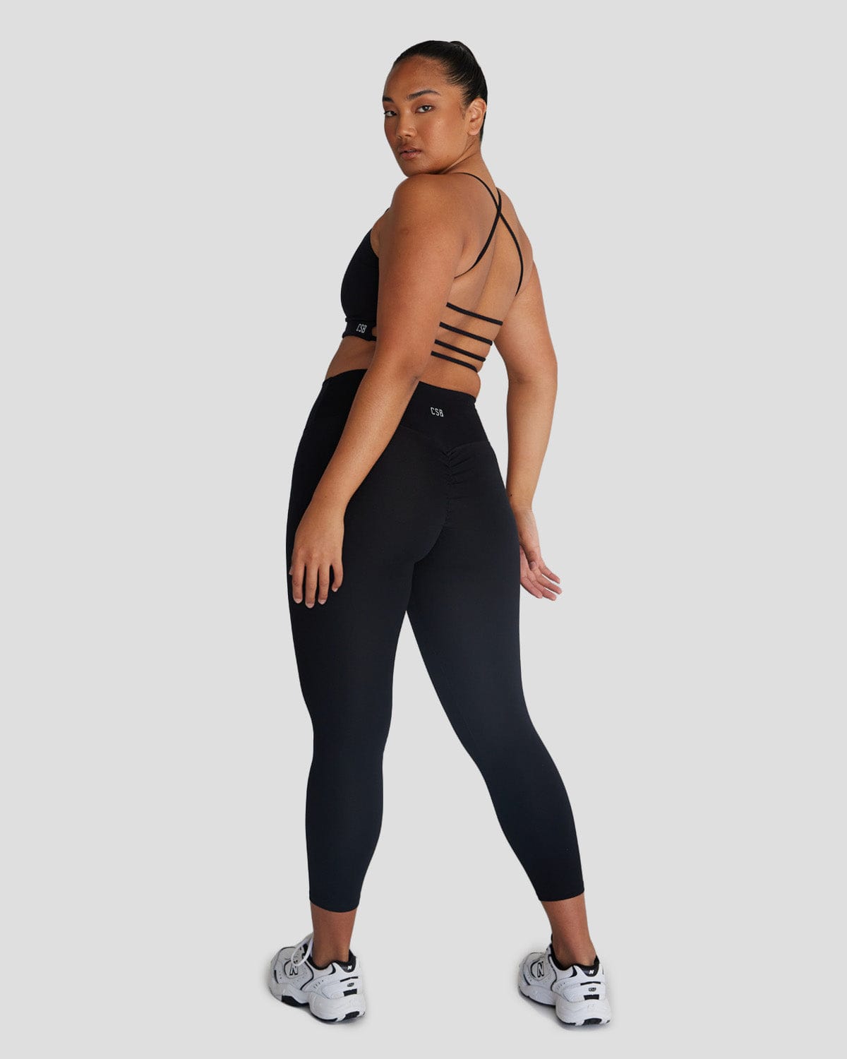 Serenity Petite Scrunch Leggings | Black